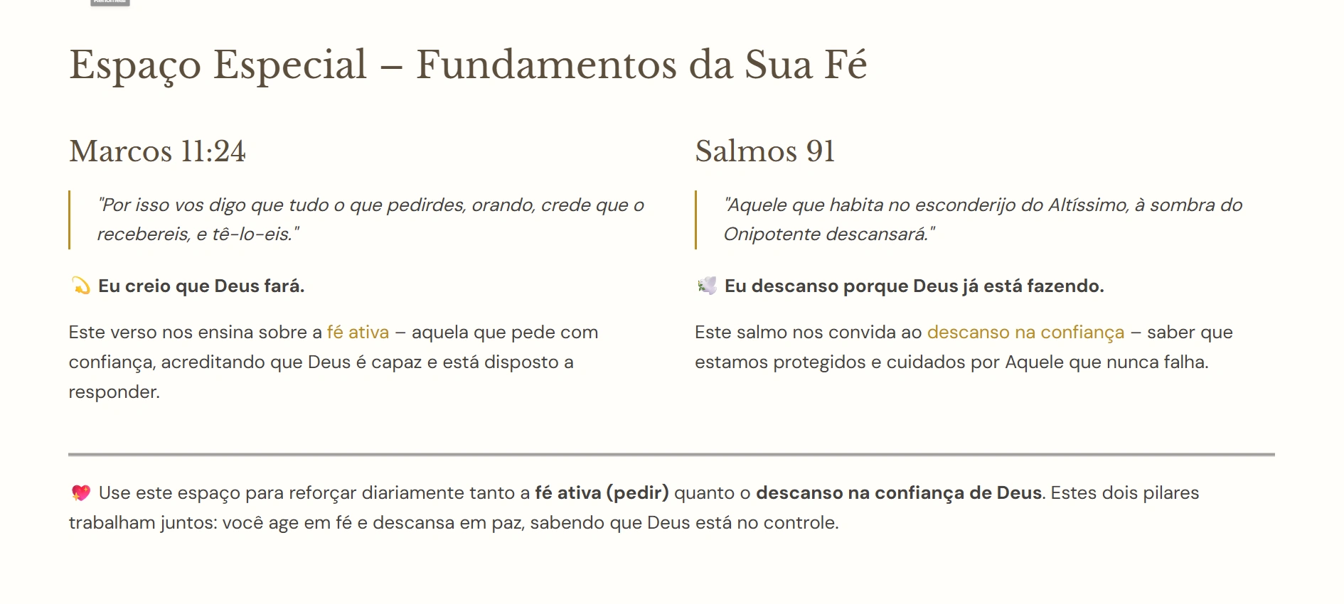 Fundamentos da Fé