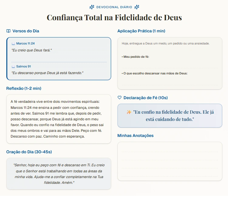 Página Devocional
